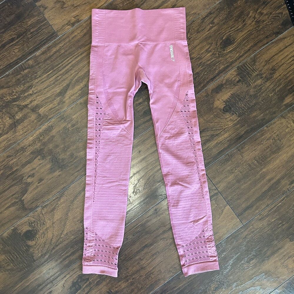 Gym Shark Women’s Energy+ Seamless Leggings Pink Size XS